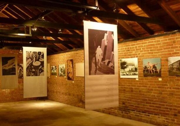 Interior art gallery at the Arthouse in New Canaan Connecticut